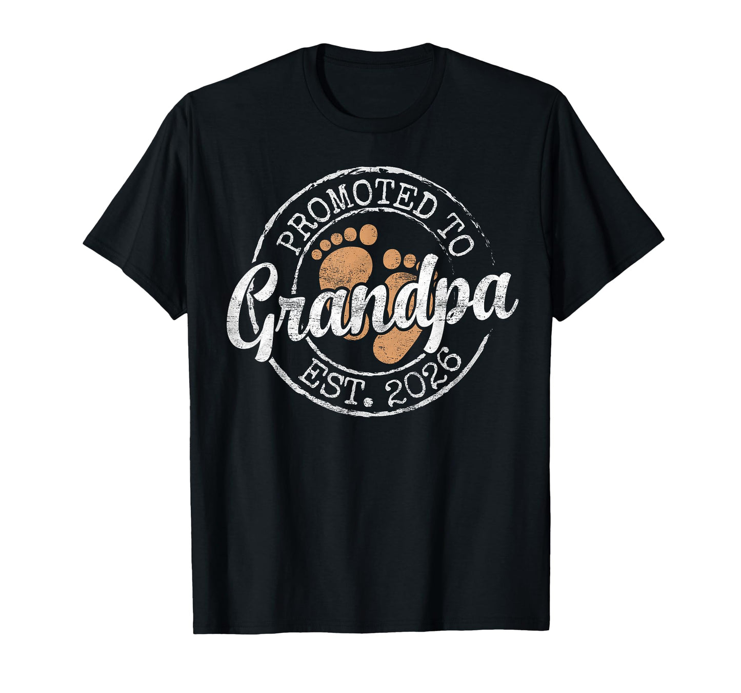 Promoted to Grandpa Est 2026 First Time Grandfather to Be T-Shirt