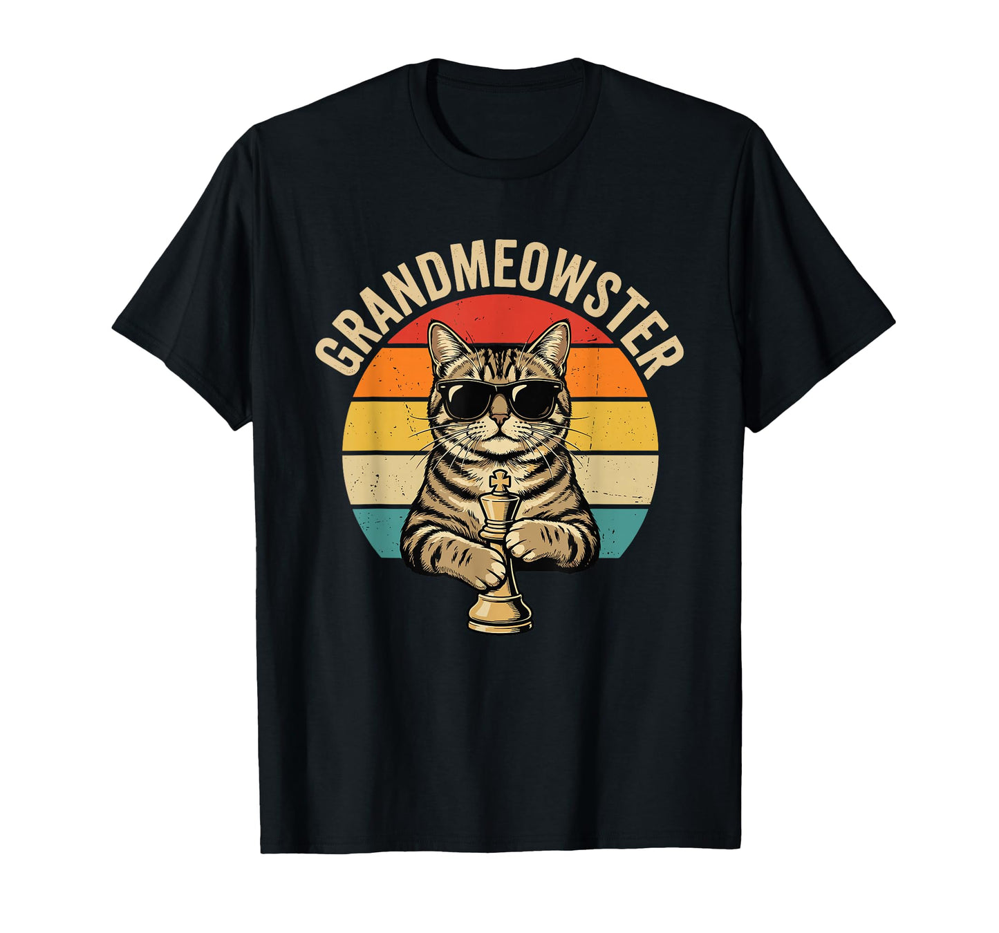 Chess Cat, Funny GrandMeowster T-Shirt