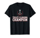 Toilet Clogging Champion Funny Dad Joke for Men Bathroom T-Shirt