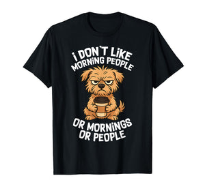 Funny Quote Coffee Sleepy Cute Dog Puppy Lover Gift Women T-Shirt