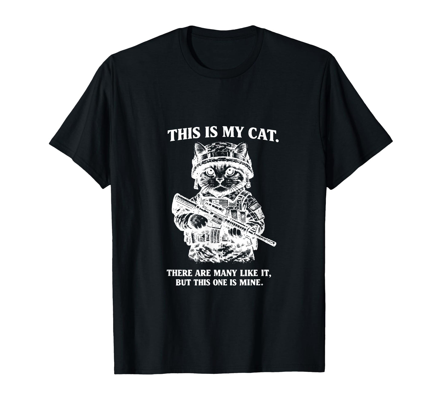 Funny Military Cat Creed T-Shirt