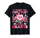 I Teach The Sweetest Little Heart Teacher Valentines Day T-Shirt