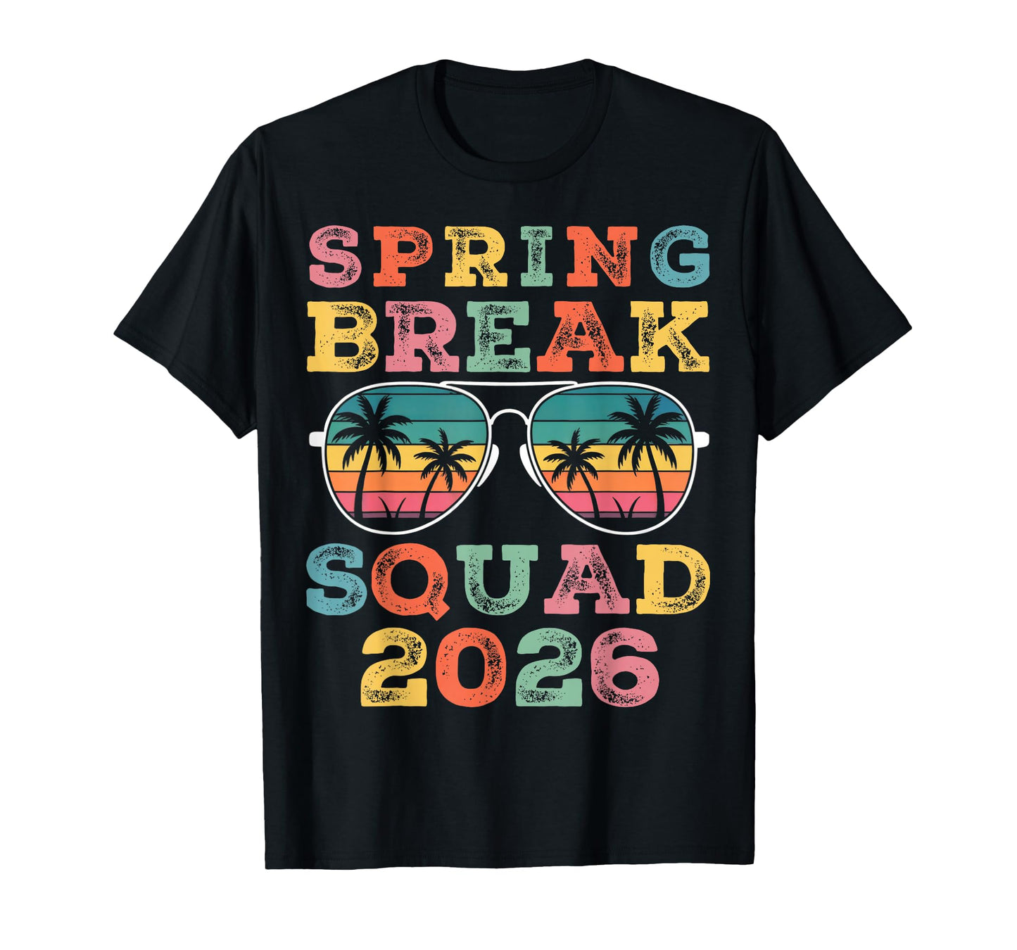 Spring Break Squad 2026 Funny Vintage Team Family Fun T-Shirt