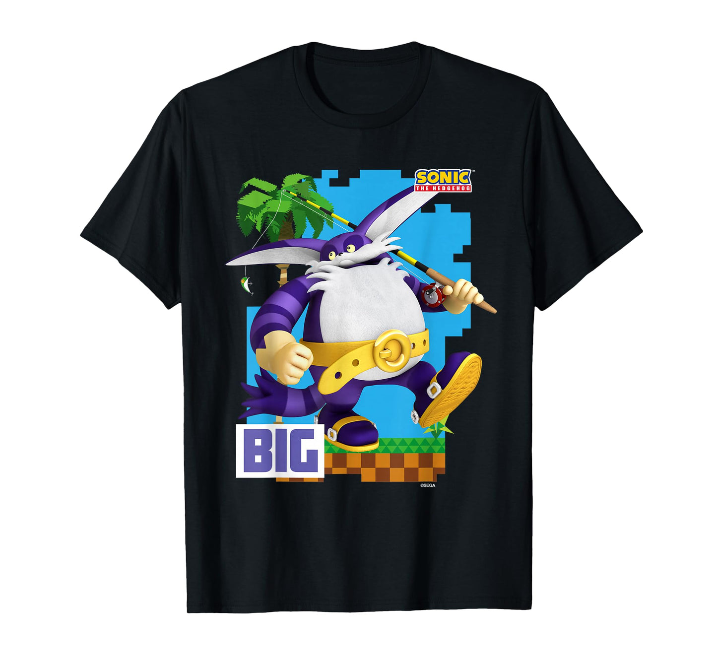 Sonic The Hedgehog - in The Zone - Big T-Shirt