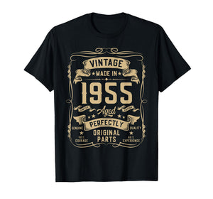 Vintage 1955 71yr 71st Birthday Gifts for Men 71 Years Old T-Shirt