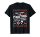 Students Saying 6-7 67 Six Seven Funny Teacher Christmas T-Shirt