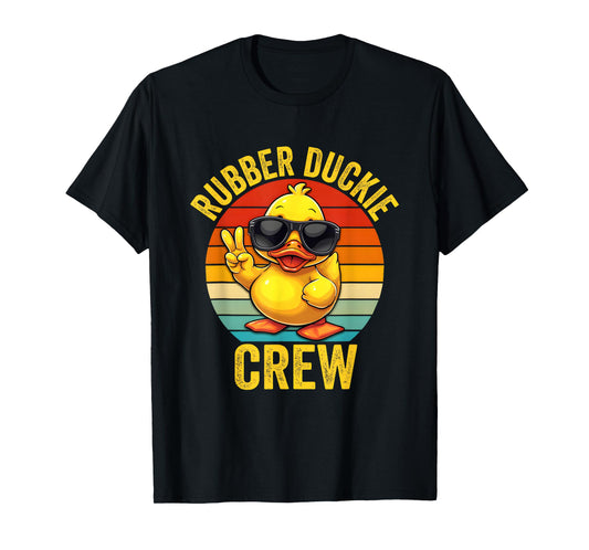 Funny Rubber Duckie Crew Cruise Rubber Duck T-Shirt