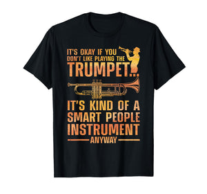 Cool Trumpet Art for Men Women Kid Trumpetist Trumpet Player T-Shirt