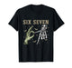 Six Seven 6 7 Halloween 67 Spooky Skeleton Monster Hands T-Shirt