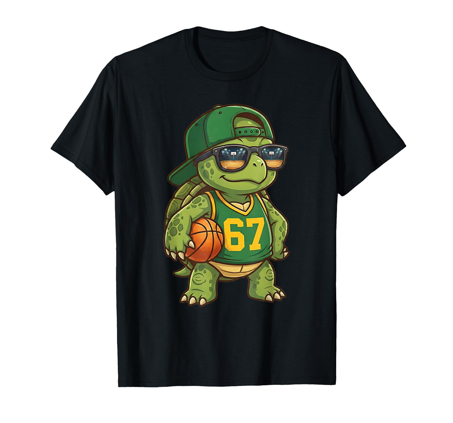 Turtle Basketball 67 Gen Alpha Slang Sports Men Boys Kids T-Shirt