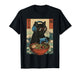 Cute Kawaii Gamer Cat Funny Ramen Retro Japanese Cat Gaming T-Shirt