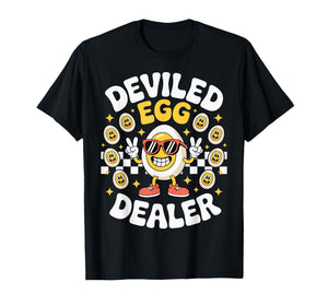 Deviled Egg Dealer Retro Thanksgiving Food Deviled Egg T-Shirt