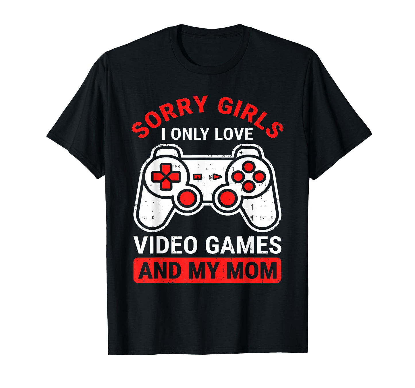 Funny Boys Valentines Tee Video Games Men Kids Gamer Gaming T-Shirt
