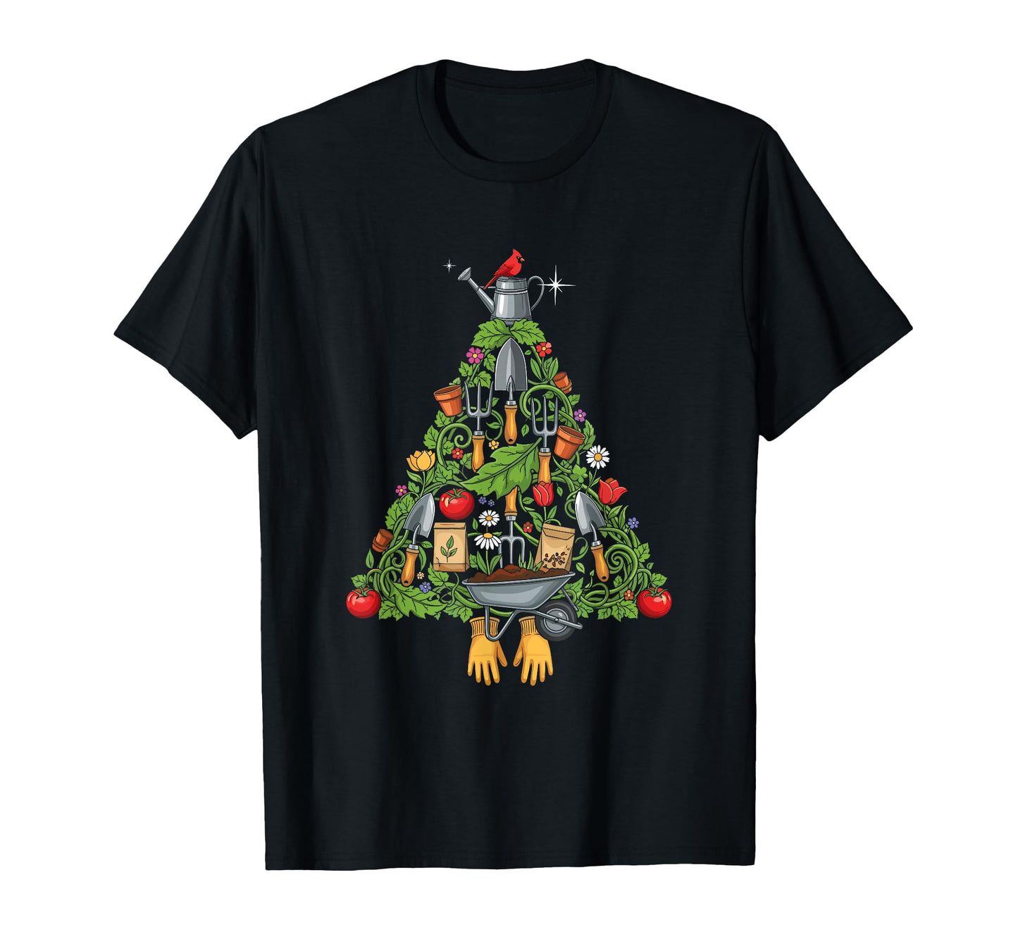 Funny Christmas Tree for Gardeners T-Shirt