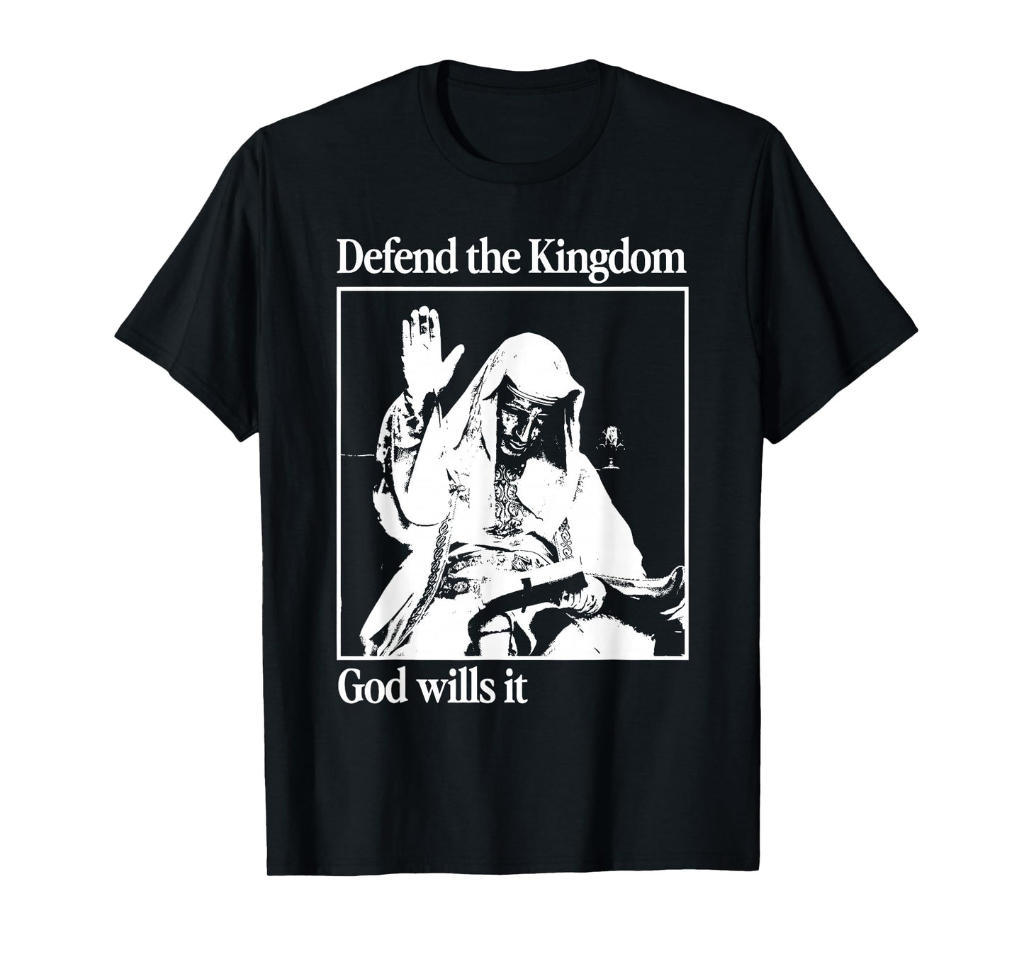 Sliver Mask King Baldwin IV Meme The Leper King Warrior T-Shirt