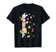 Cute Peeking Easter Bunnies Flowers Spring Eggs Kids Girls T-Shirt