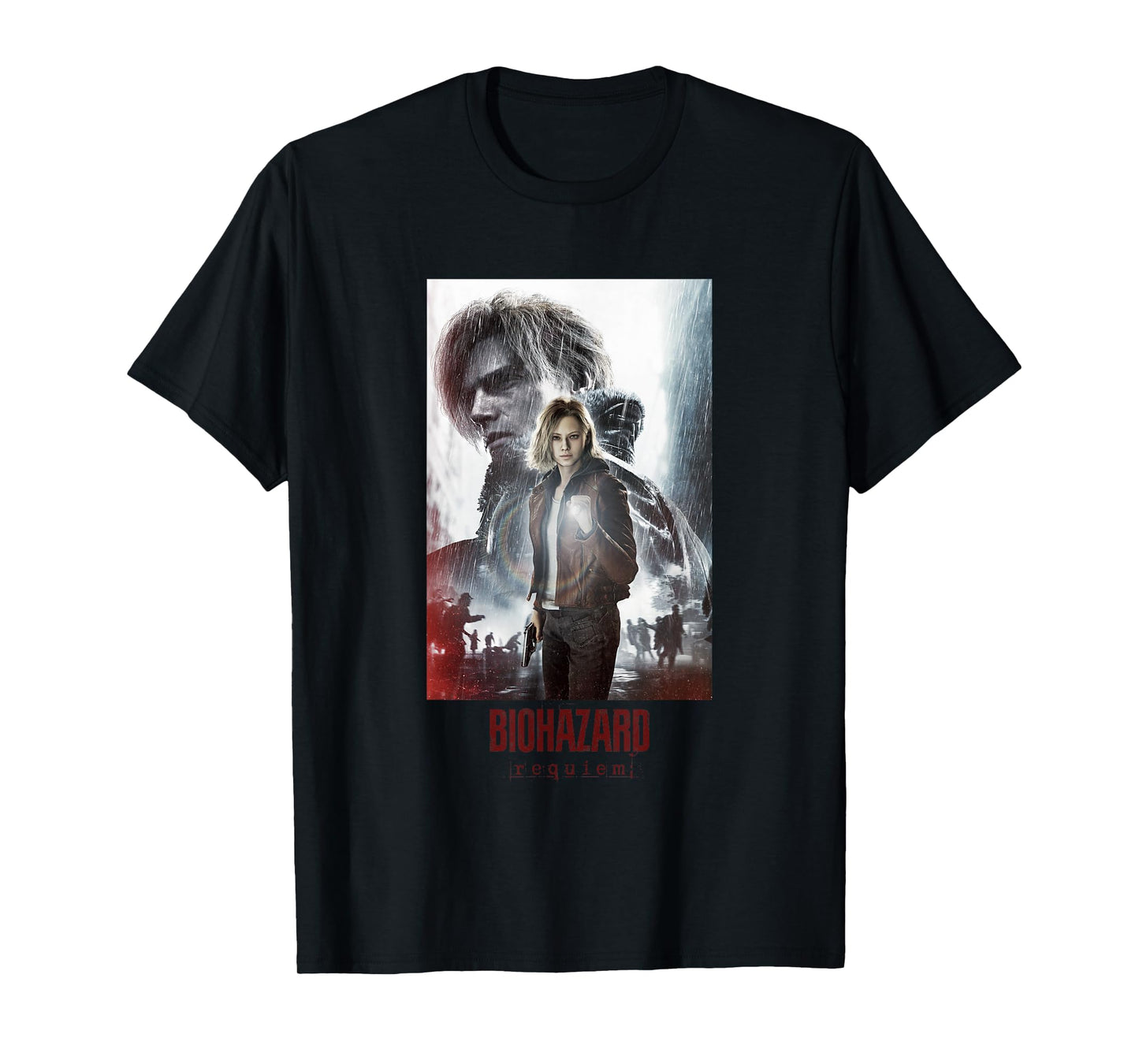 Resident Evil Requiem Leon ＆ Grace Art FP T-Shirt