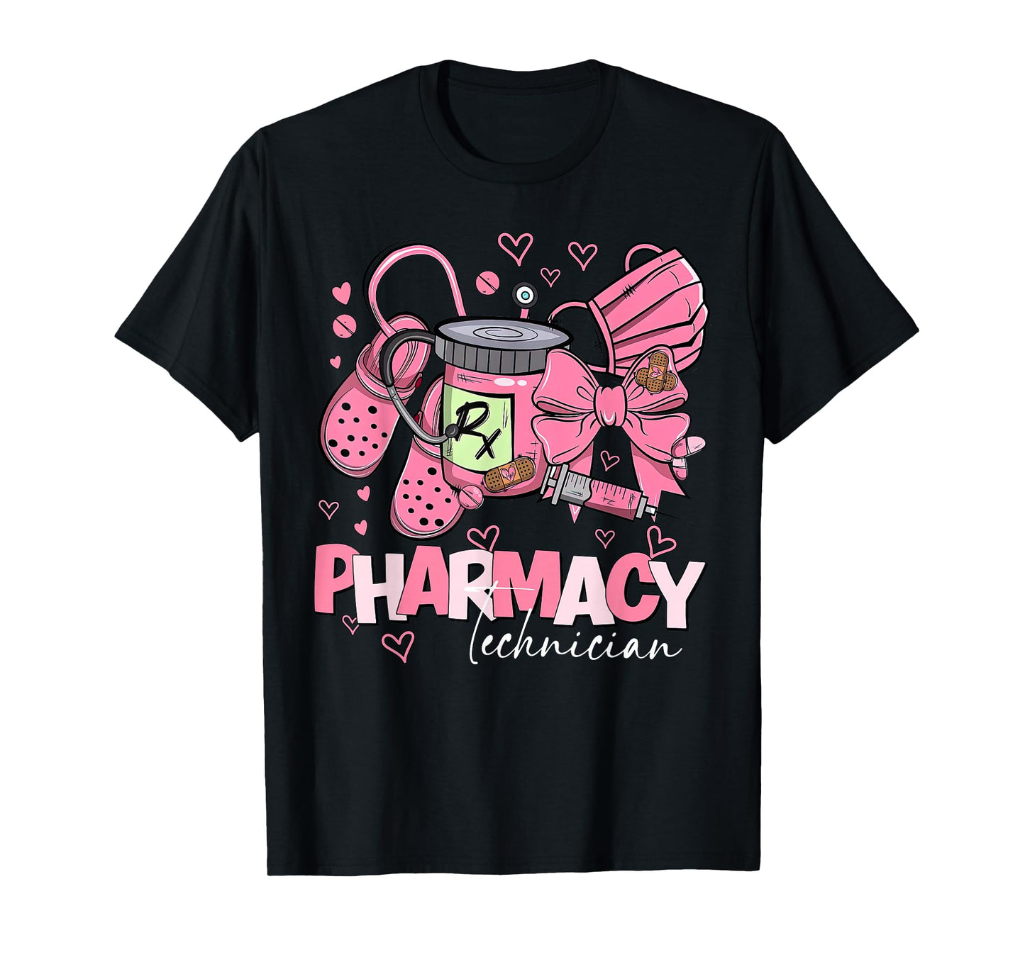 Pharmacy Technician Valentines Day Pharmacist Tech Student T-Shirt