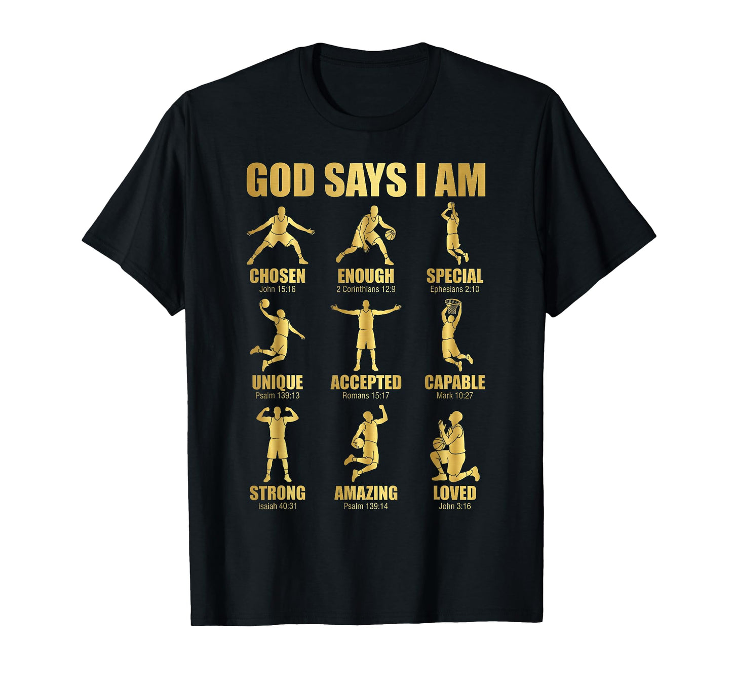 God Says I Am Christian - Basketball Tie Dye T-Shirt