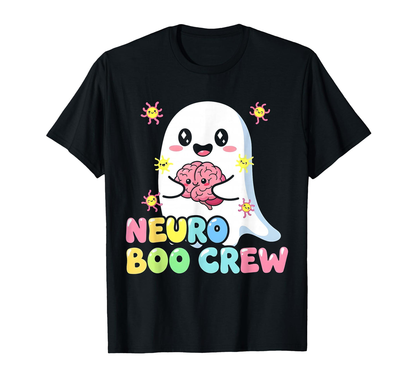 Neuro Boo Crew Halloween Anatomical Brain Anatomy Neurology T-Shirt