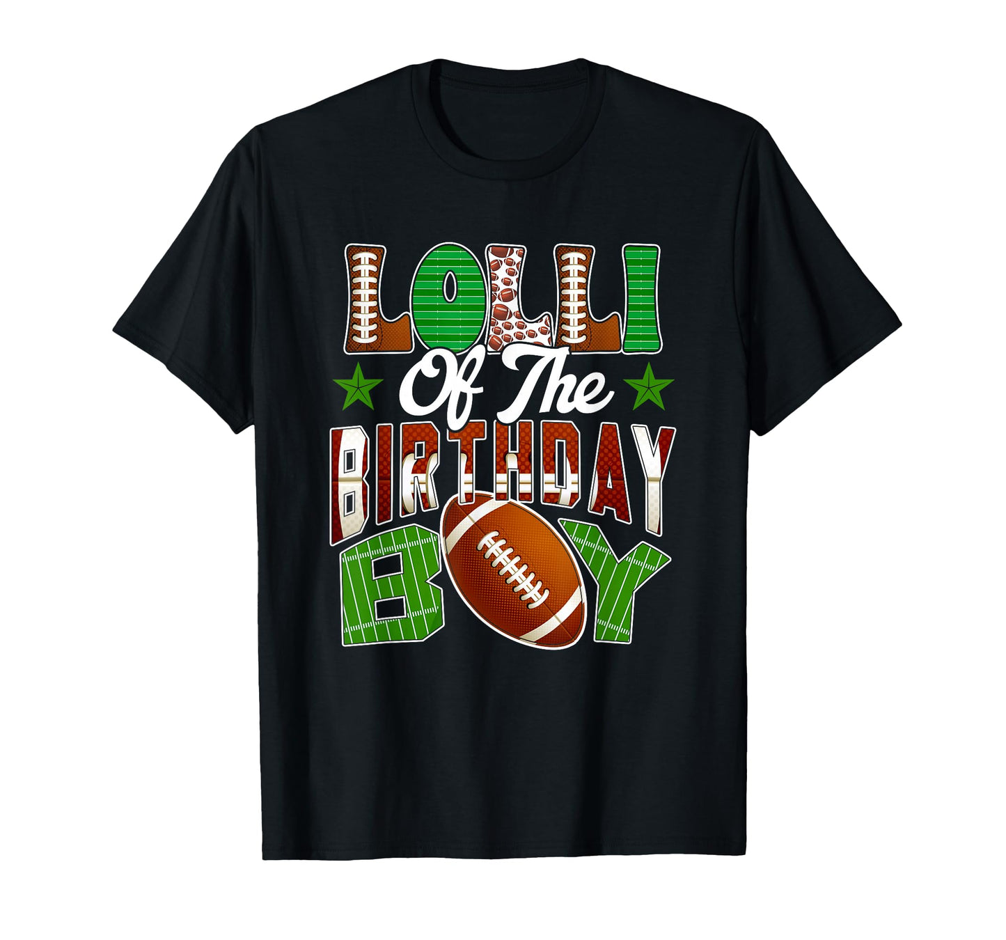 Lolli of The Birthday Boy Football Party Family Matching T-Shirt