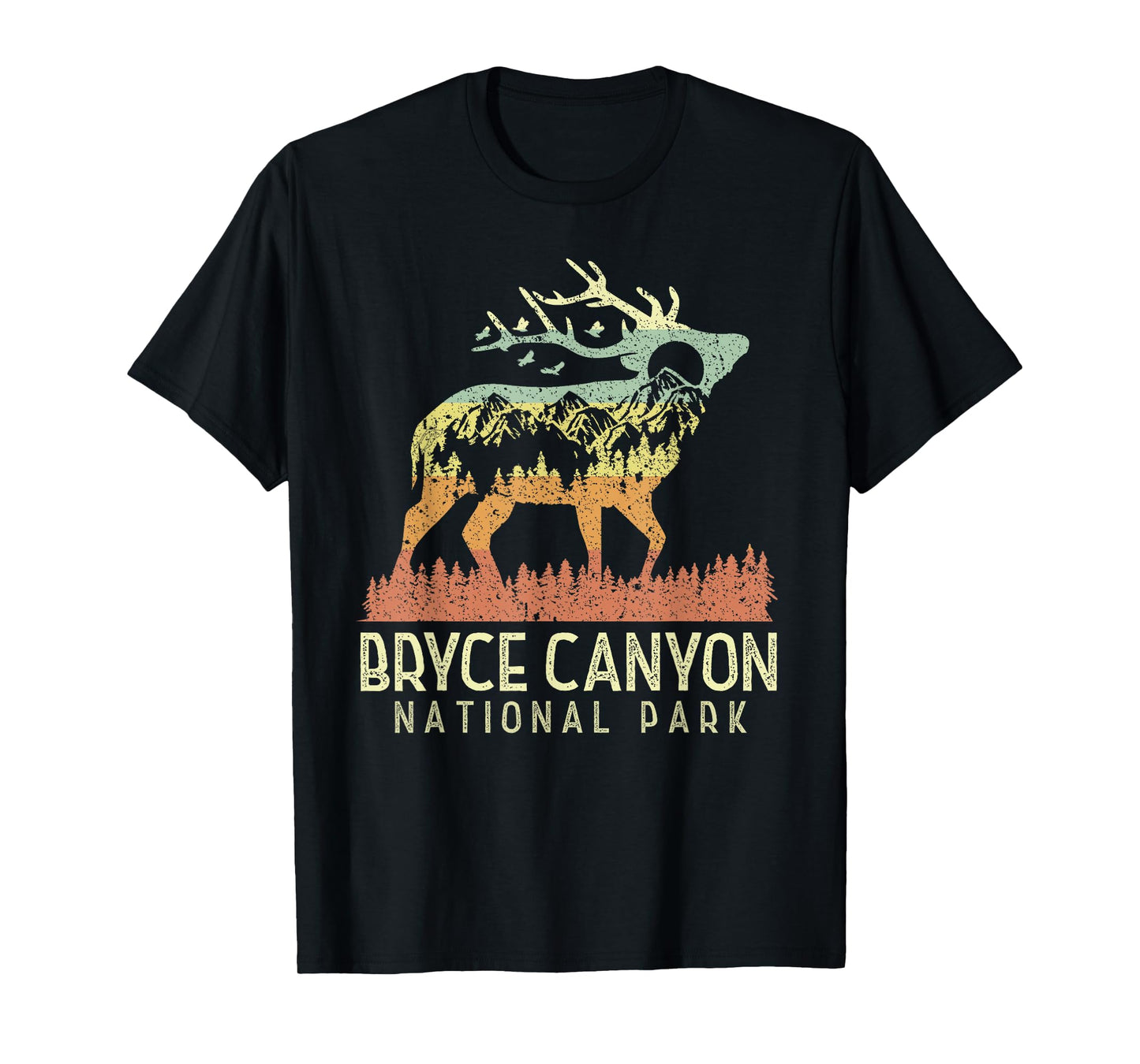 Bryce Canyon - US National Park Vintage Men Women Kids Retro T-Shirt