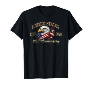 United States America 250th Anniversary 250 Year Women Men T-Shirt