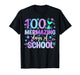 100 Mermazing Days of School Mermaid Teacher Girl Kid T-Shirt