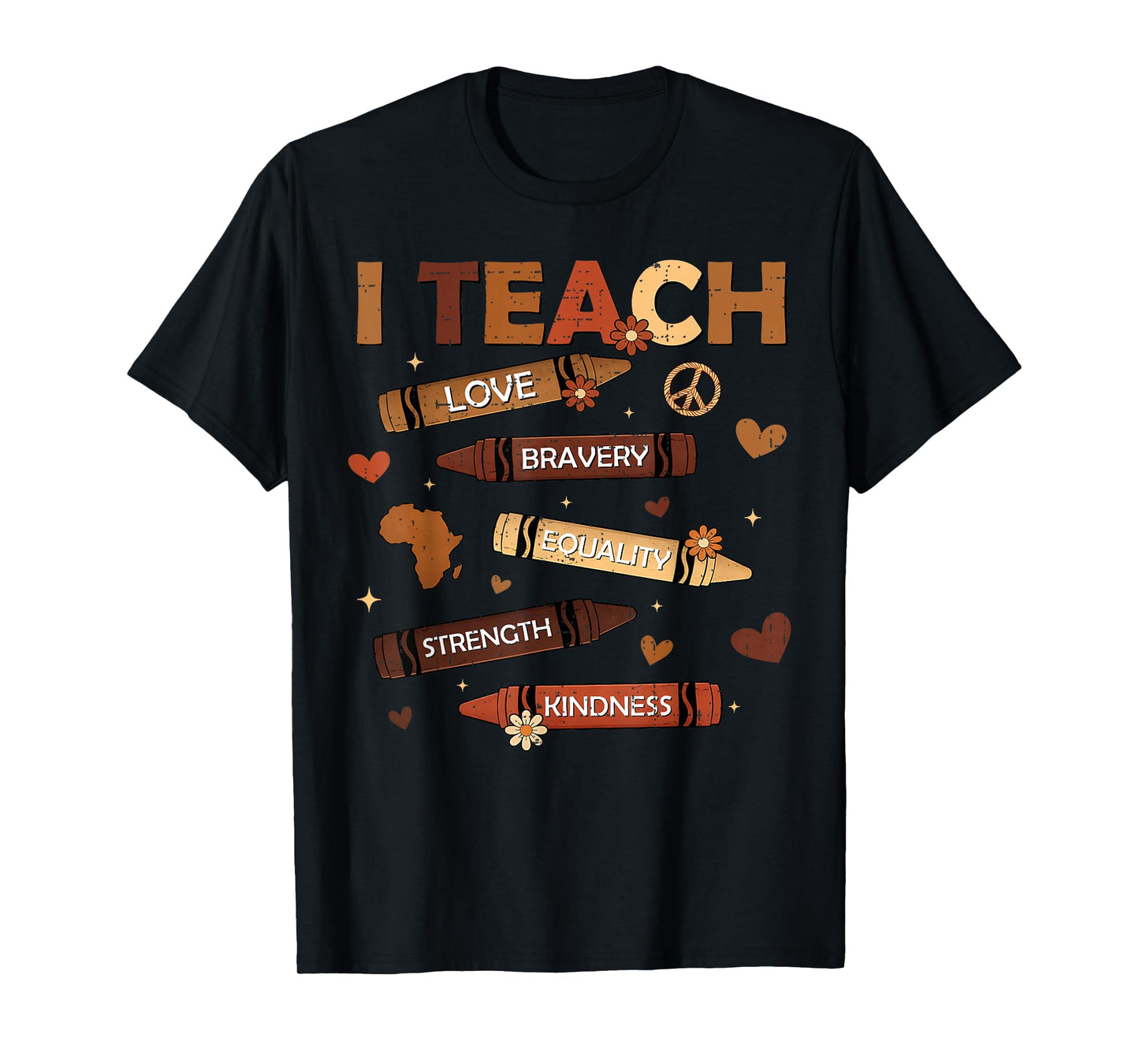 Celebrate Black History Month I Teach Black History Teacher T-Shirt
