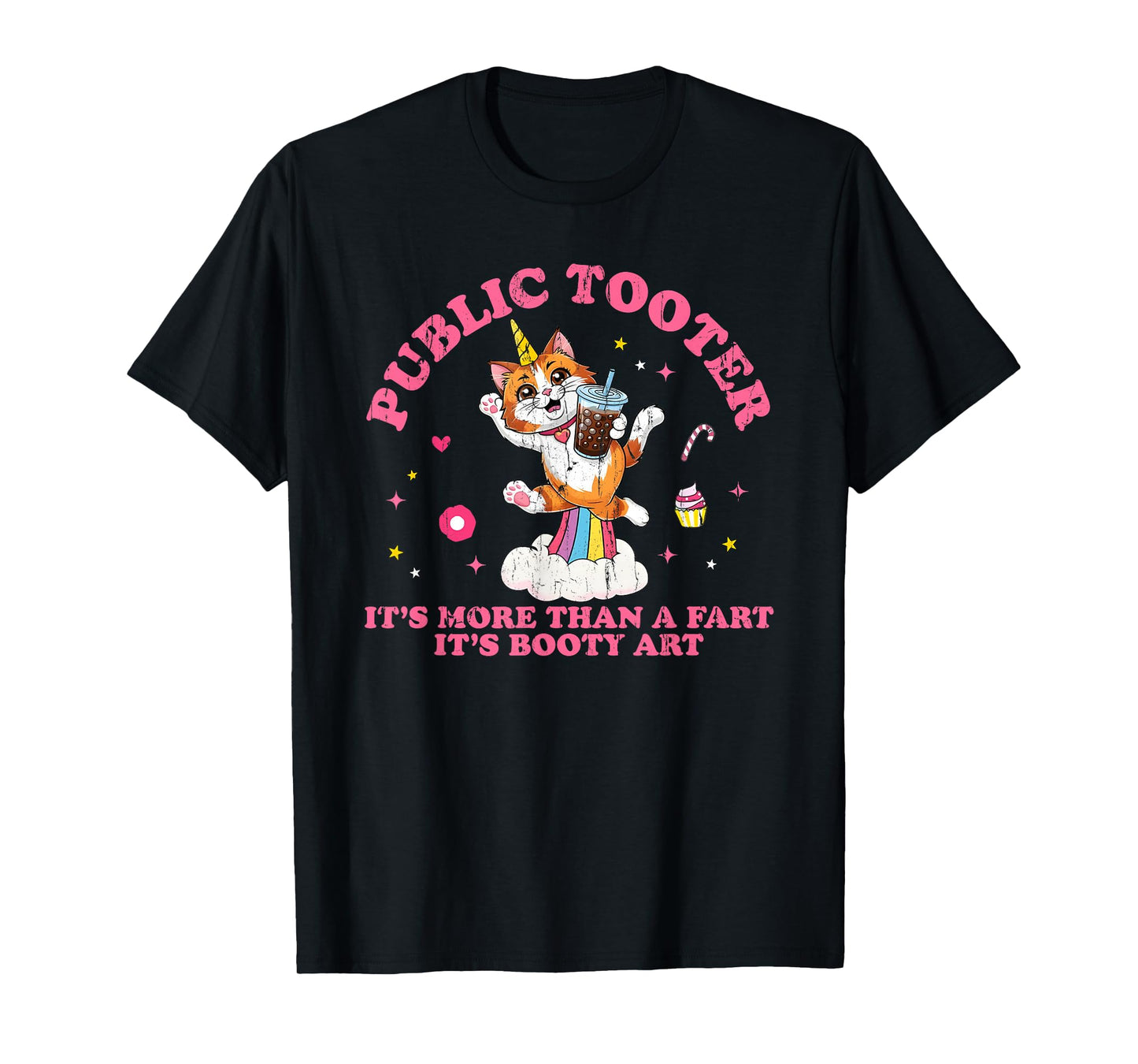 Public Tooter It's More Than A Fart It's Booty Art T-Shirt
