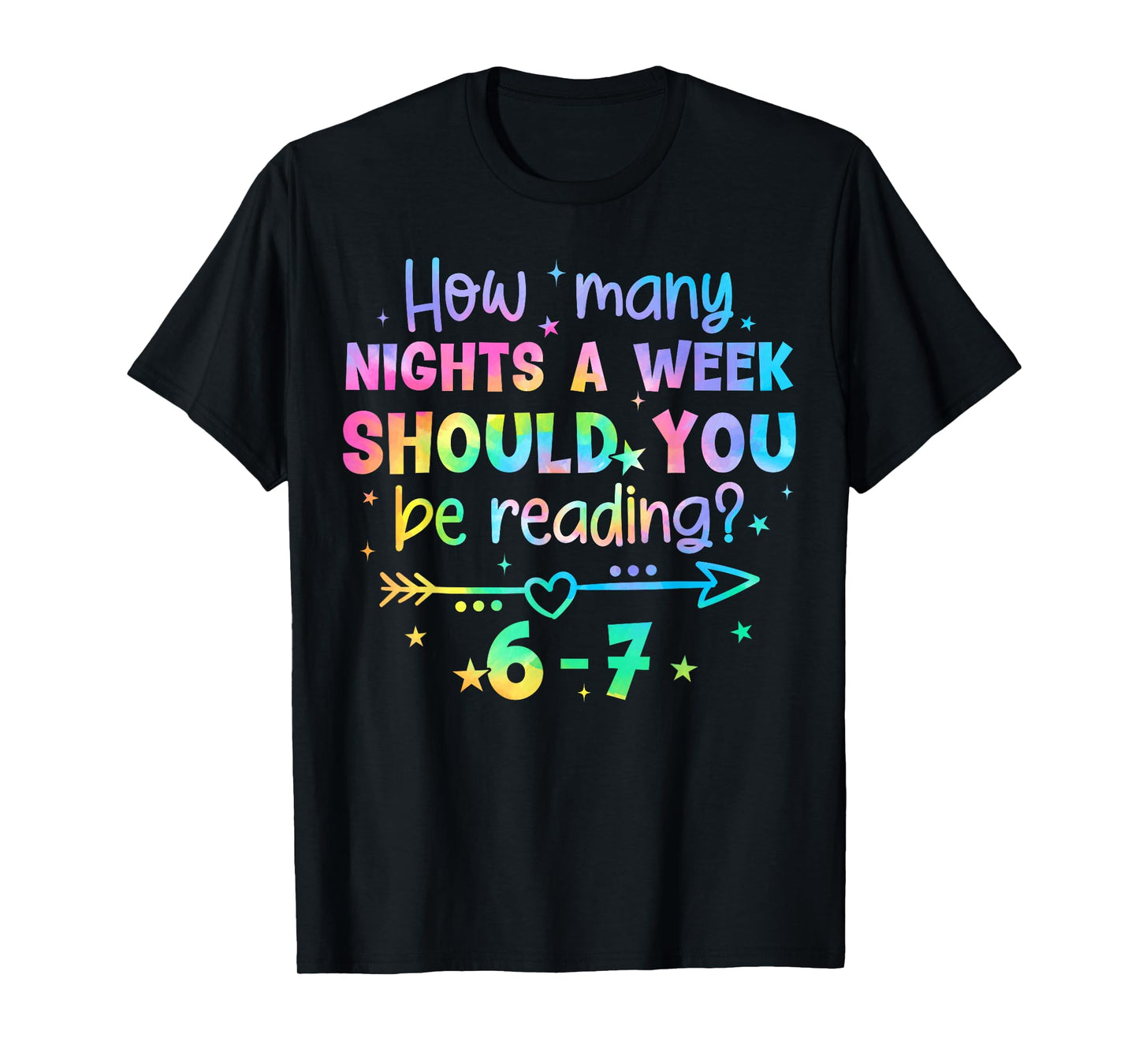 Funny Reading 67 Teacher Six Seven Reading 6 7 Book Lover T-Shirt