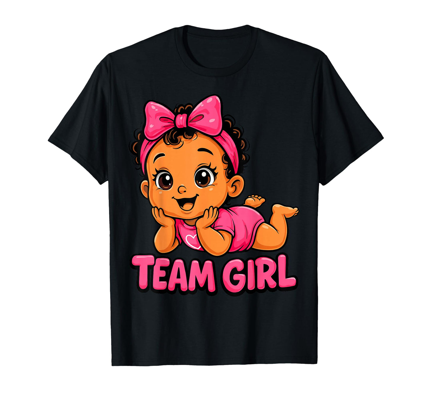Team Girl Baby Gender Reveal T-Shirt
