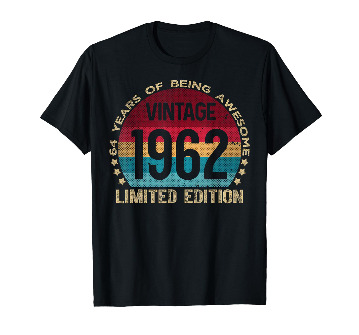 64 Year Old Gifts Vintage 1962 Limited Edition 64th Birthday T-Shirt