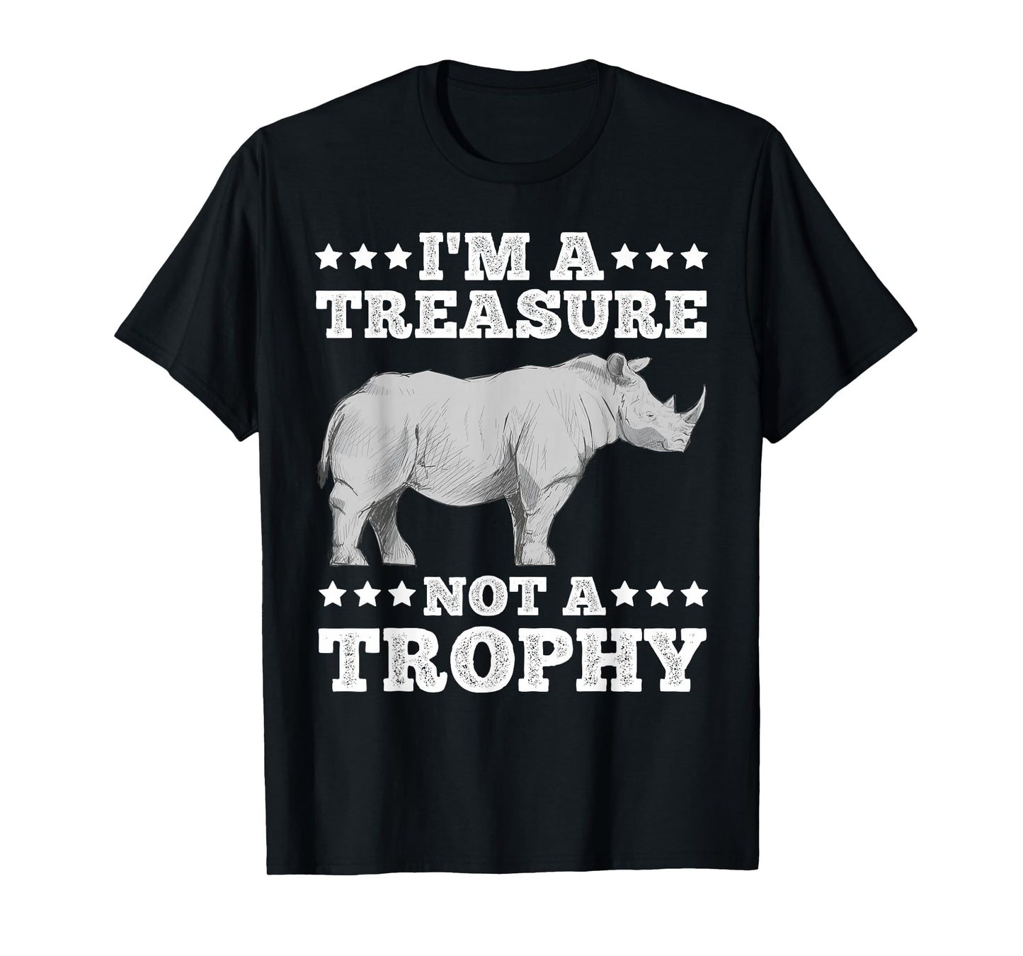 Cool Rhino Art for Men Women African Rhinoceros Rhino Lover T-Shirt