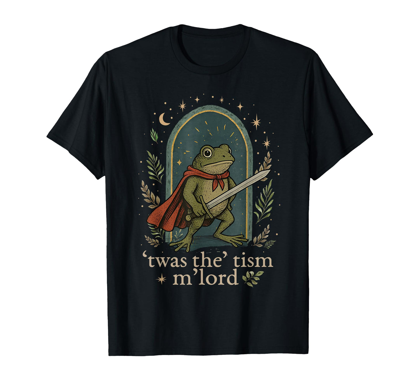 'TWAS The 'Tism M'lord Autism Awareness Autistic Funny Frog T-Shirt