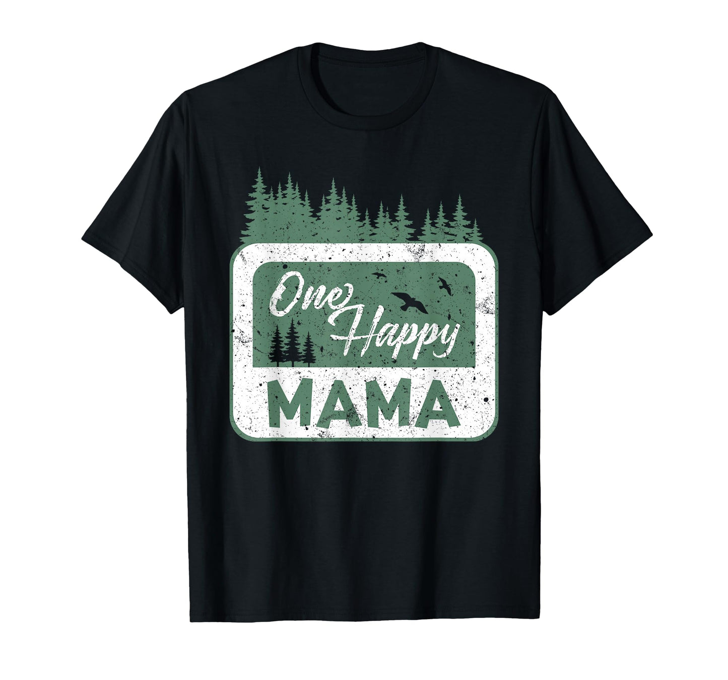 One Happy Mama Camper 1St Birthday Camping Bear T-Shirt