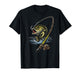 Mid & Salty Angry Bass Fishing Color T-Shirt
