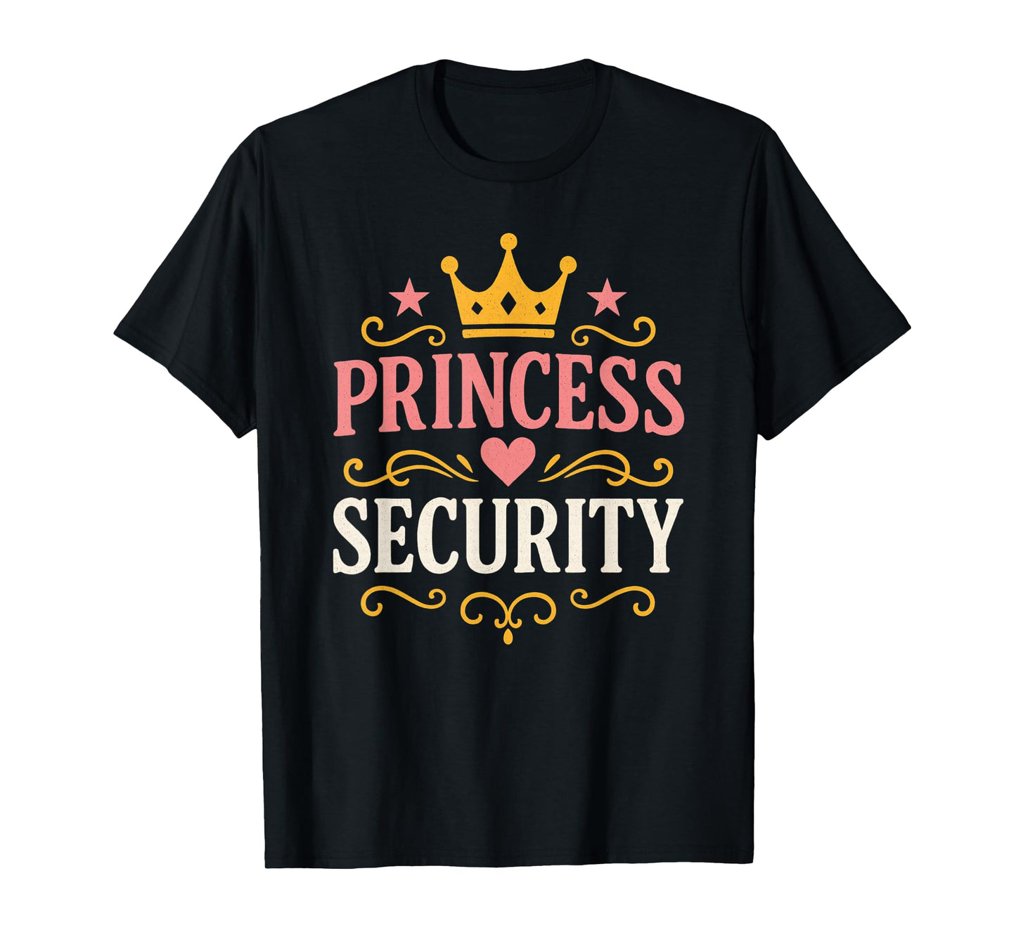 Princess Security Protection Birthday Party T-Shirt