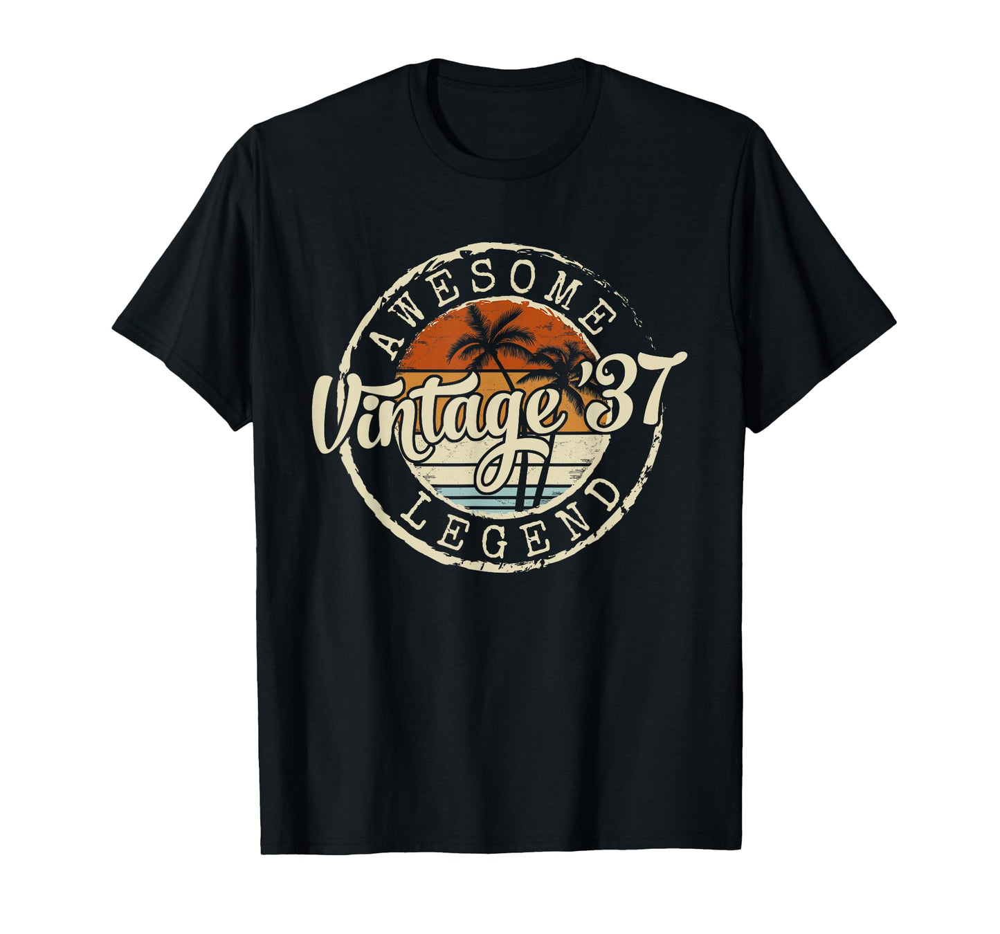 Vintage 1937 89yr 89th Birthday Gifts for Men 89 Years Old T-Shirt