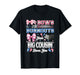 Burnouts or Bows Big Cousin Loves You Gender Reveal Party T-Shirt