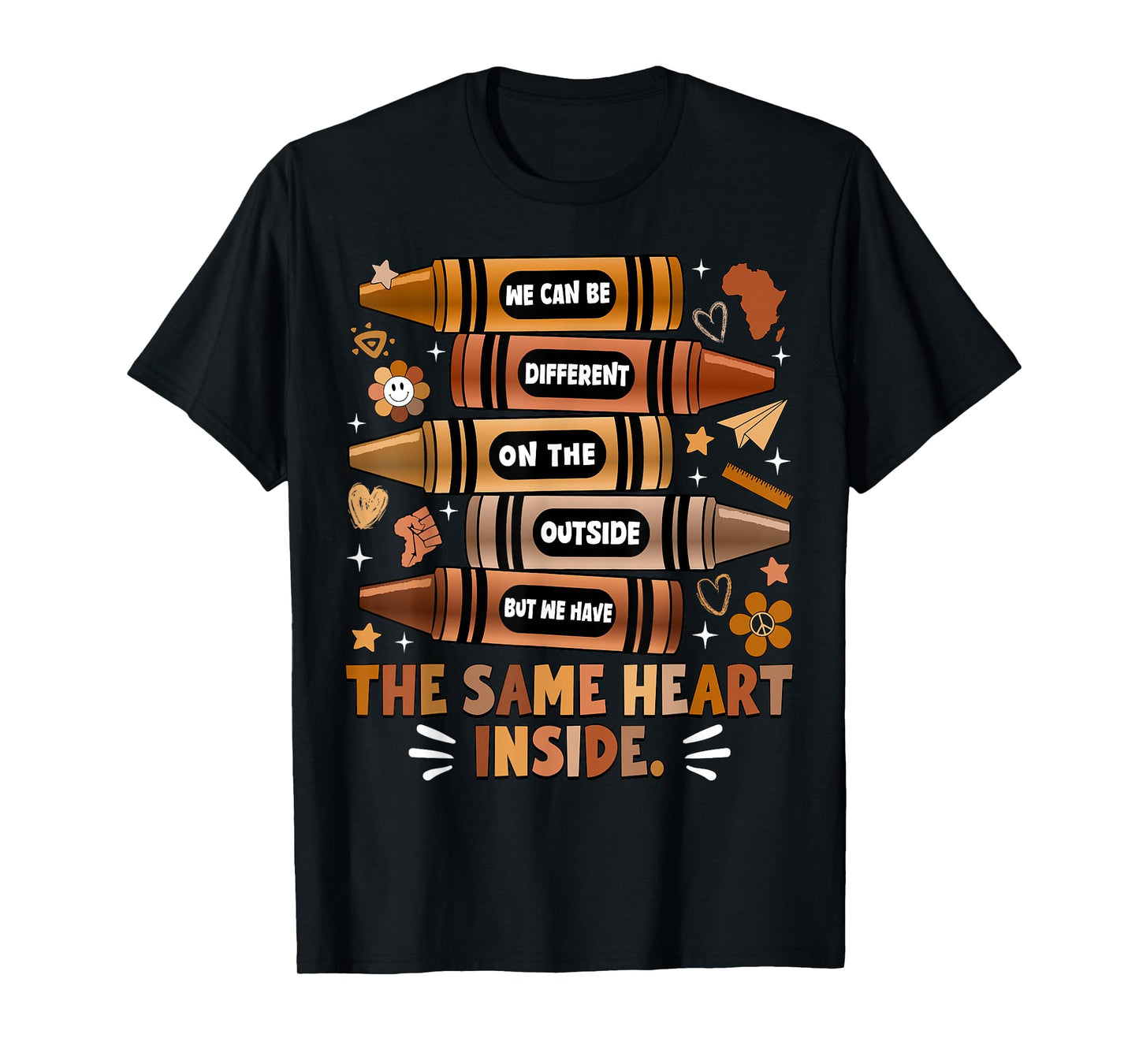 We Have The Same Heart Black History Month African American T-Shirt