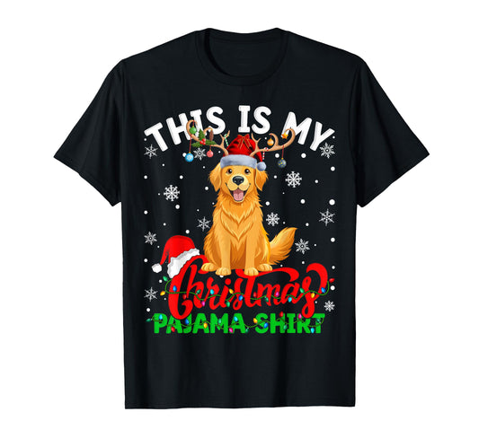 This is My Golden Retriever Ugly Christmas Pajama Sweater T-Shirt
