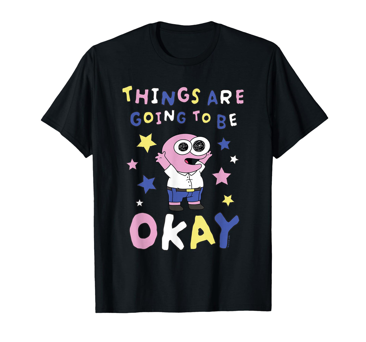 Smiling Friends Things are Going to Be Okay PIM Cartoon T-Shirt