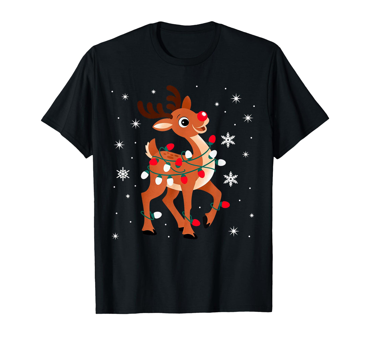 Rudolph The Red Nose Reindeer for Kids and Christmas T-Shirt