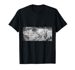 Funny Cat, Van Gogh Cat Selfie with Alien UFO in Wheatfield T-Shirt