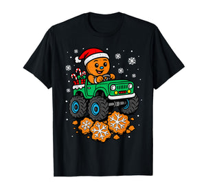 Gingerbread Truck Christmas Baking Teens Boys Toddler Kids T-Shirt