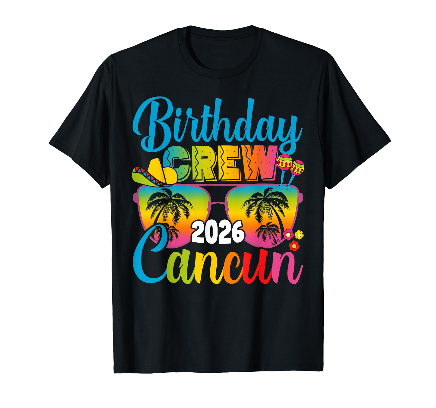 Mexico Cancun Birthday Boy Trip Vacation 2026 Matching Group T-Shirt