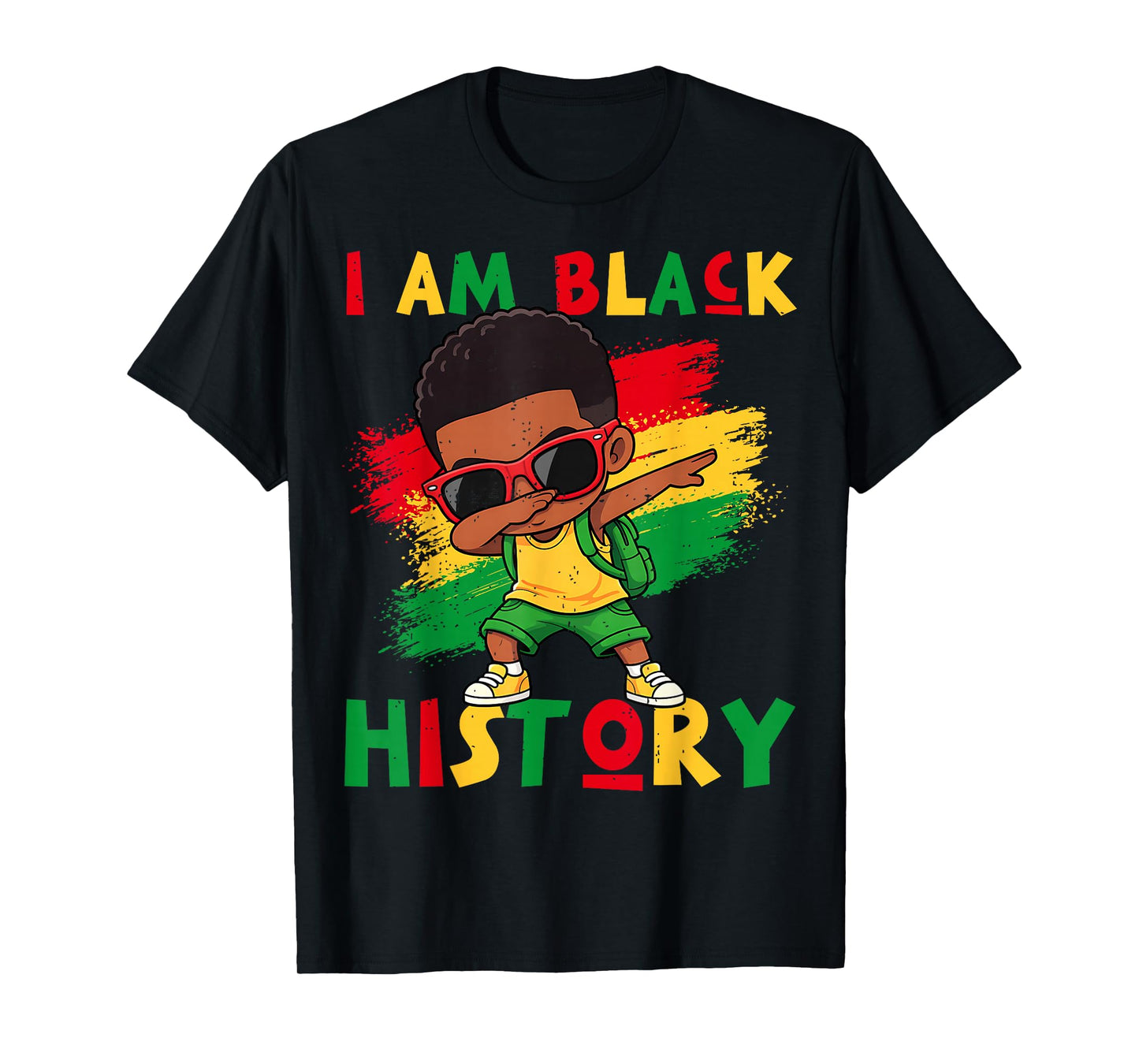 I Am Black History Month Black Melanin Boy Kids Toddlers T-Shirt