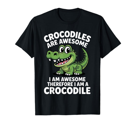 Funny Crocodile Design for Men Women Kids Crocodile Lover T-Shirt