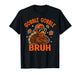 Bruh Thanksgiving Turkey Gobble Shirt Kids Teens Boys Funny T-Shirt